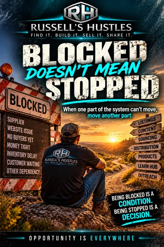 BLOCKED DOESN’T MEAN STOPPED